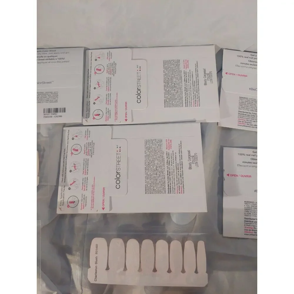 Colorstreet Nail Strips Lot Of 11 Colors Long Time No Sea, Smokes On You, Havana